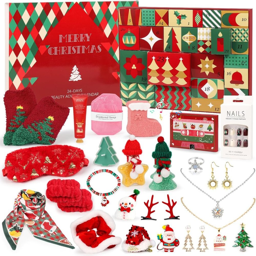 Advent Calendar 2025 Adult Women - 24 Days Of Christmas Advent Calendar For Teen